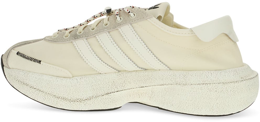 Adidas Cream fabric and leather SL 72 Pro SFTM sneakers