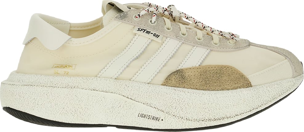 Adidas Cream fabric and leather SL 72 Pro SFTM sneakers