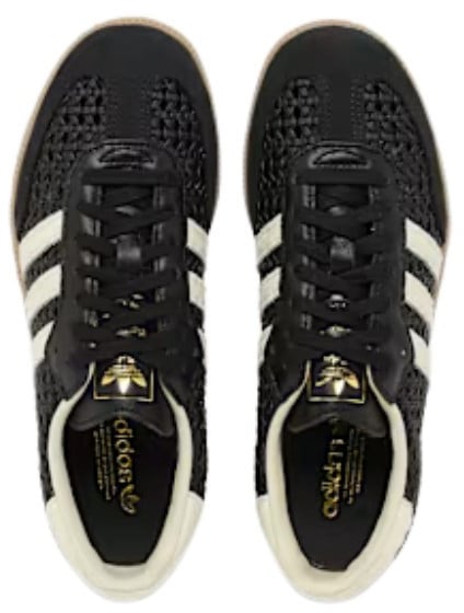 Adidas Samba OG Basketweave Black Cream White