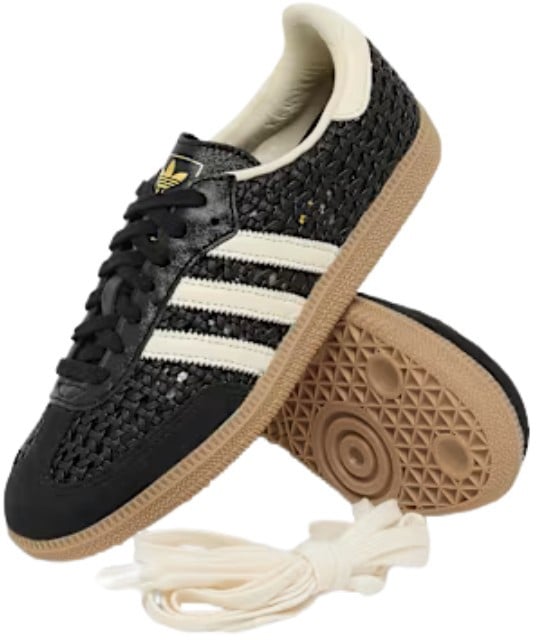 Adidas Samba OG Basketweave Black Cream White