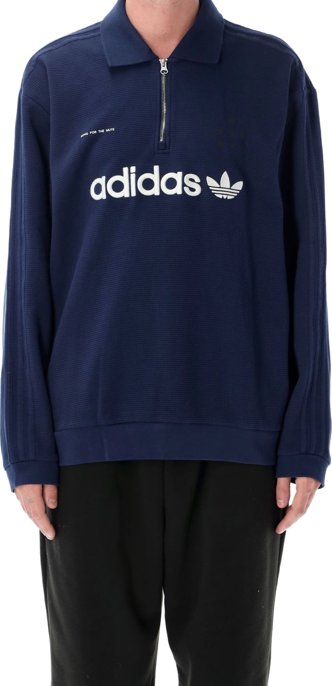Long Sleeve Polo Sftm Night Indigo