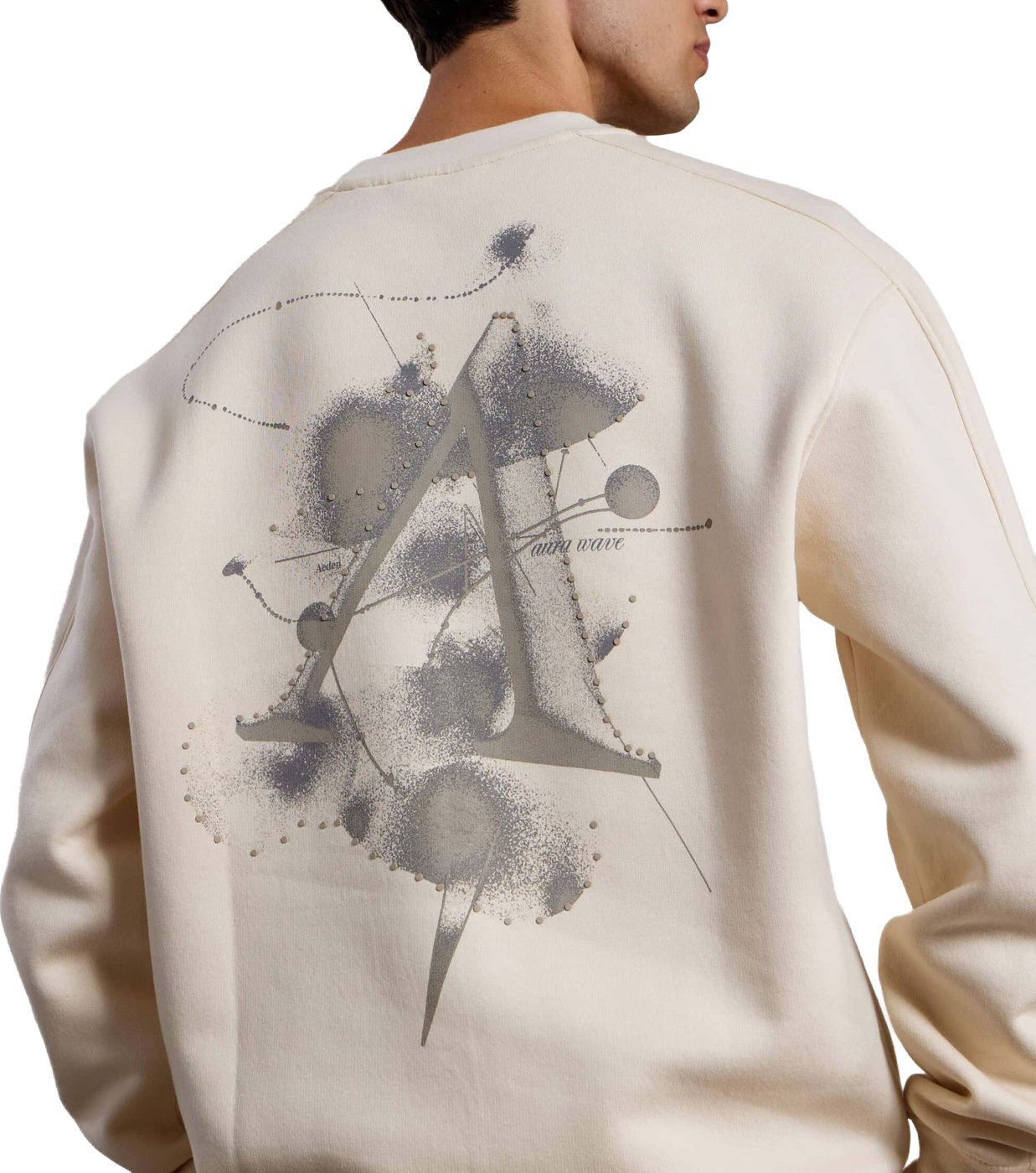 Dane Sweater White Cap Grey