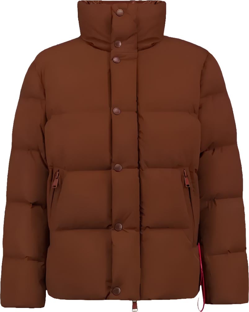 After Label Chamonix Short Down Jacket N7854-1 brown