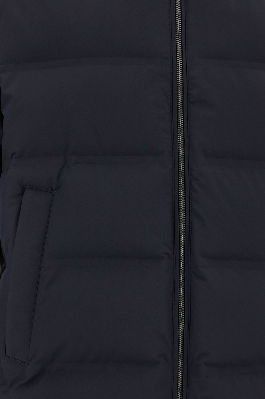 After Label Midnight blue stretch nylon Pinzolo down jacket