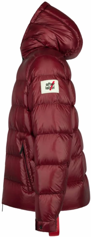 After Label Men's Down Jacket Verbier Bordeaux