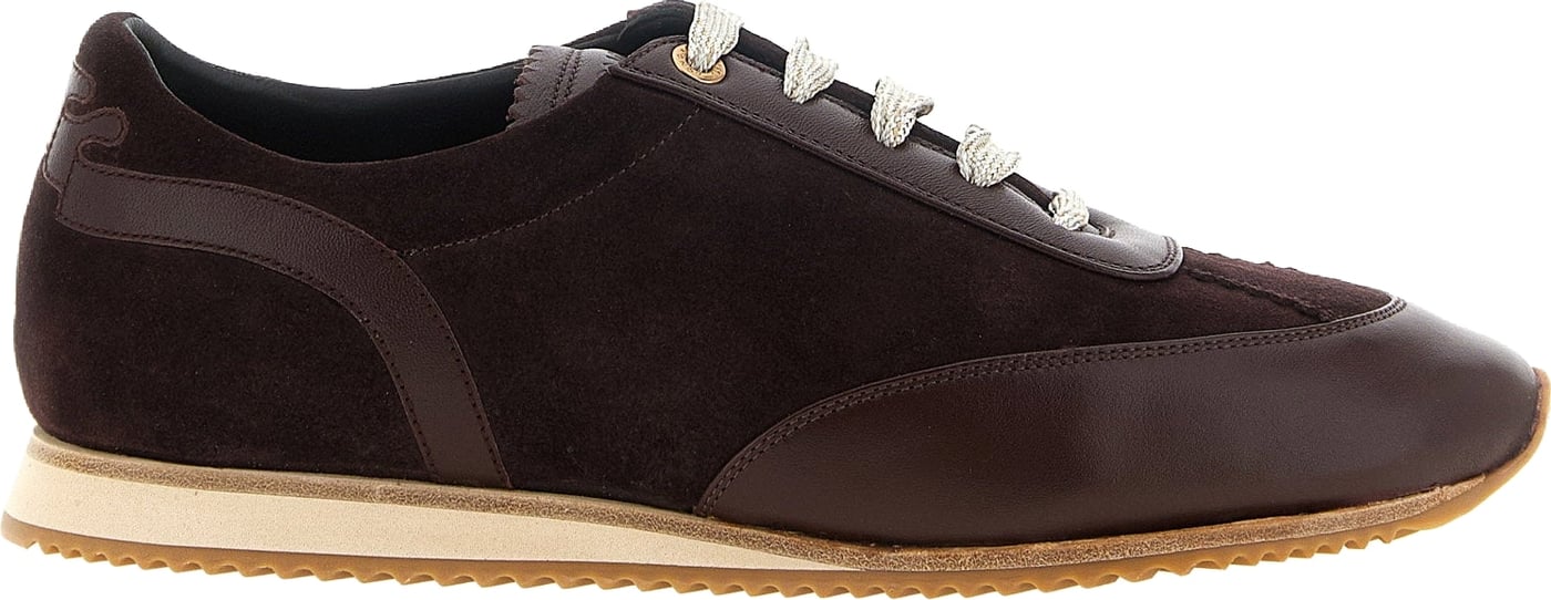 Agnona Suede Runner Sneakers