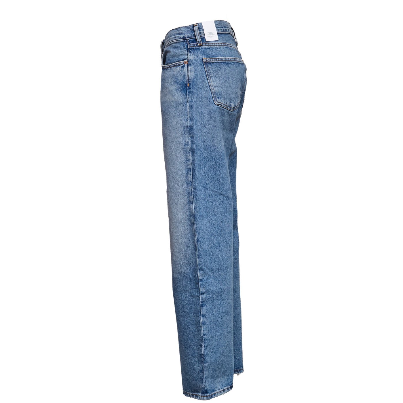 Low Rise Loose Faded Jeans