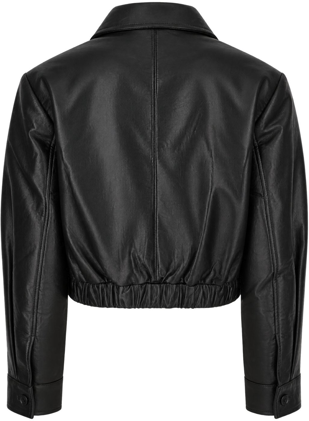 Agolde Black leather blend jacket