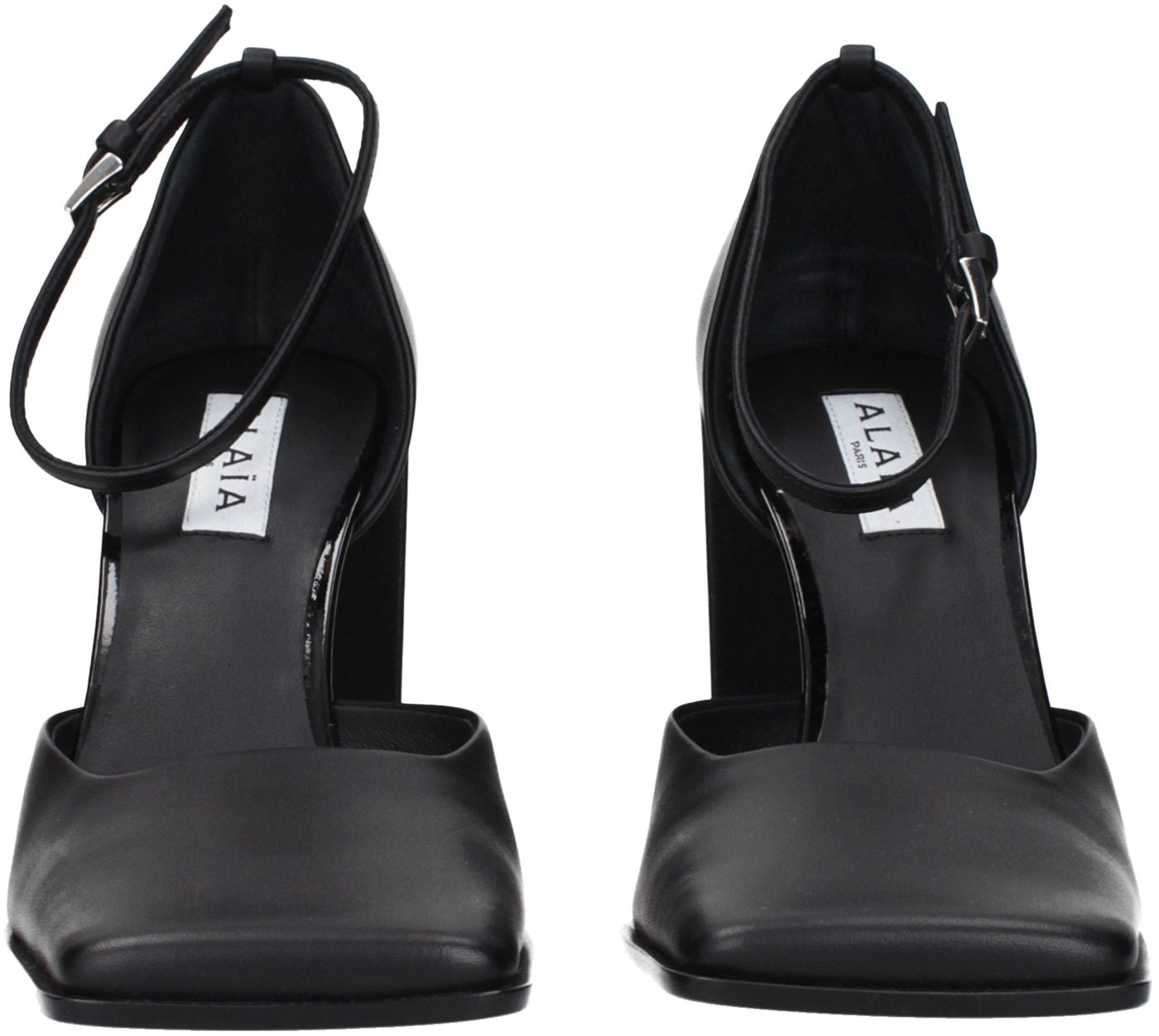 Alaïa Black Leather High Heel Pumps