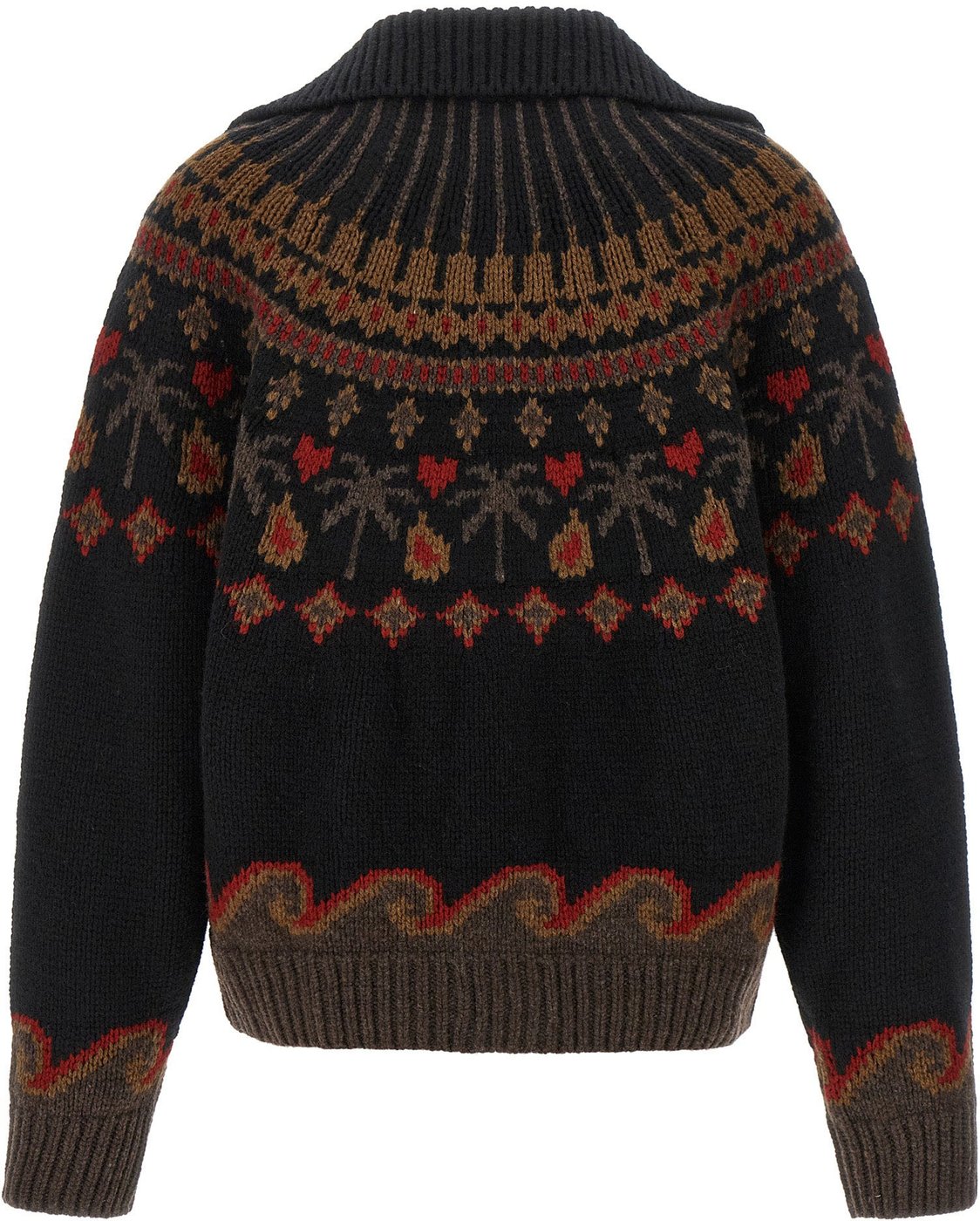 Alanui Multicolor Virgin Wool Cardigan