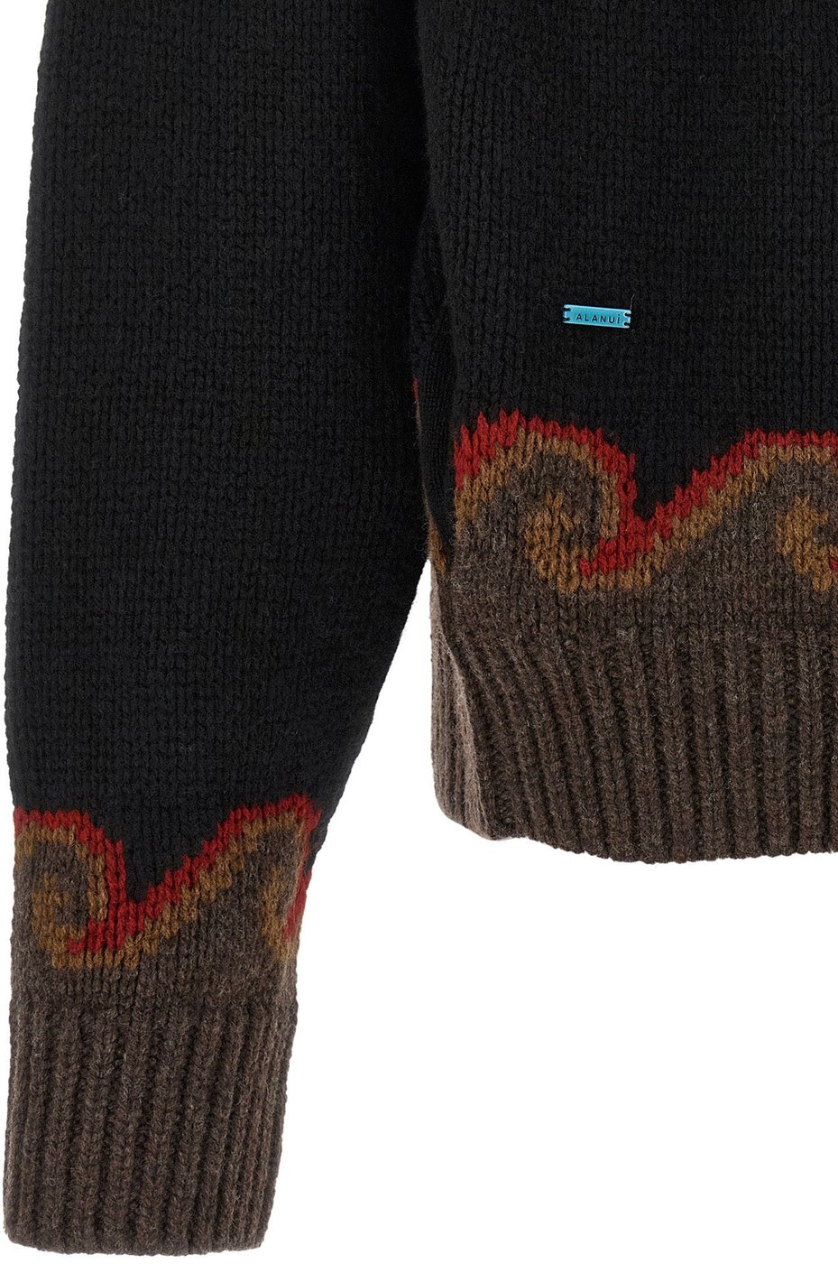 Alanui Multicolor Virgin Wool Cardigan