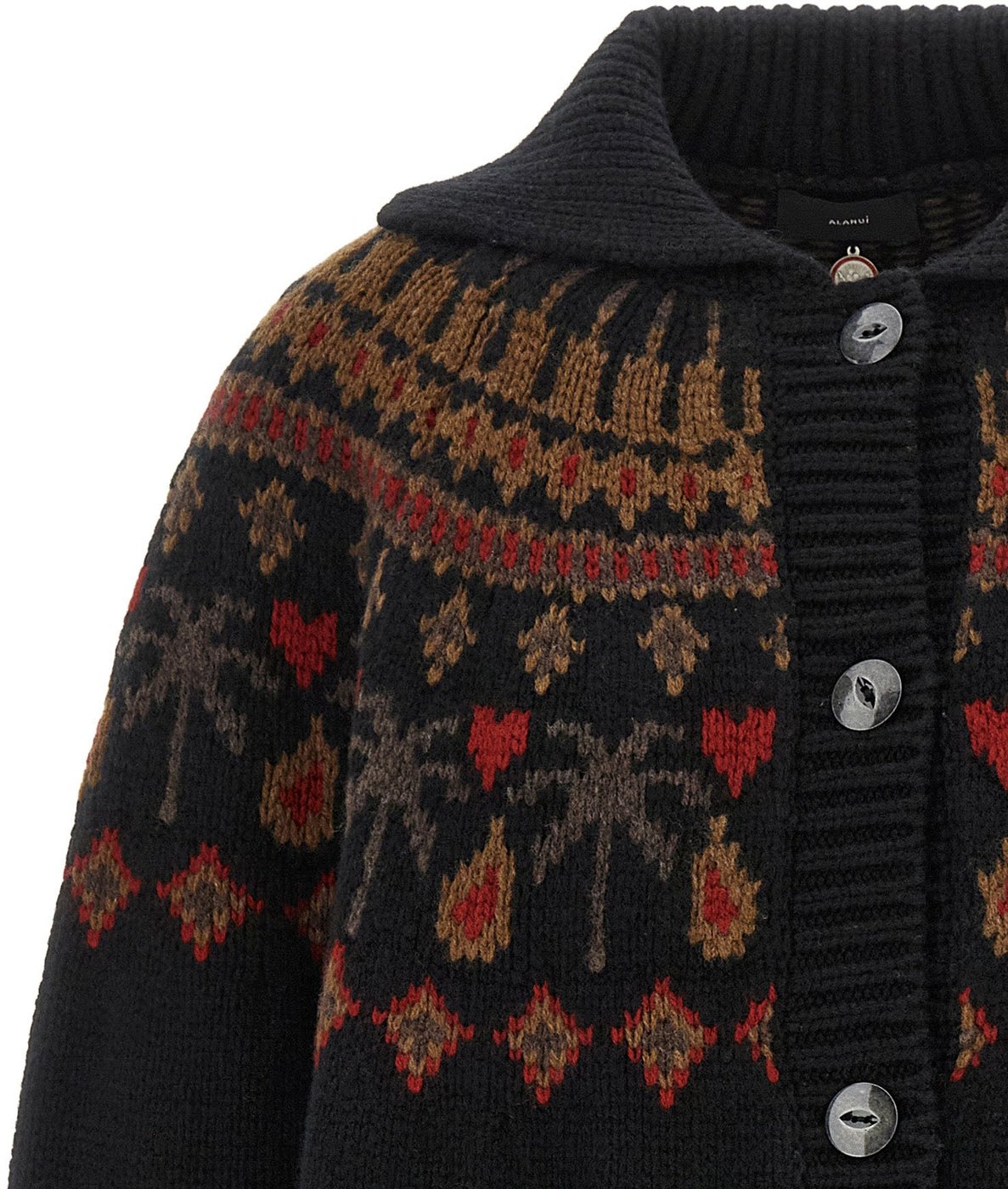Alanui Multicolor Virgin Wool Cardigan