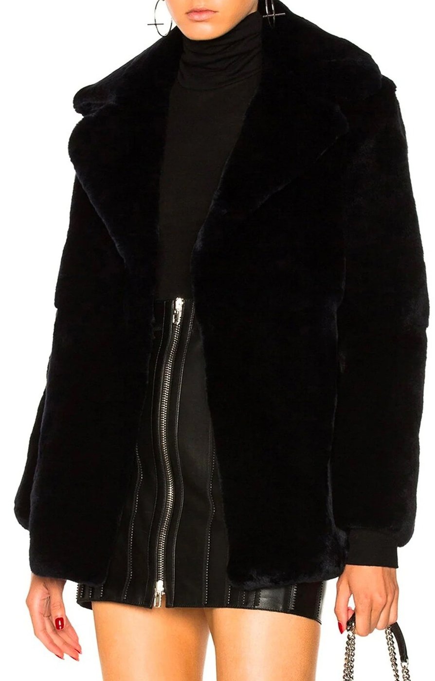 Alberta Ferretti Friday Rabbit Fur Jacket