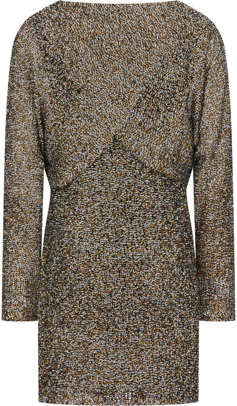 Alberta Ferretti Embellished polyester dress