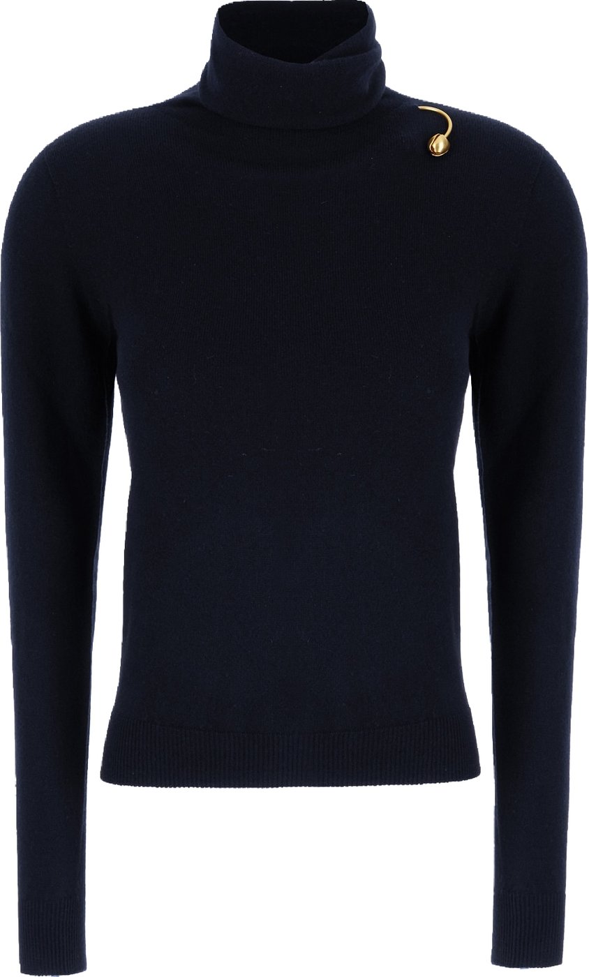 Alberta Ferretti Midnight blue wool blend sweater