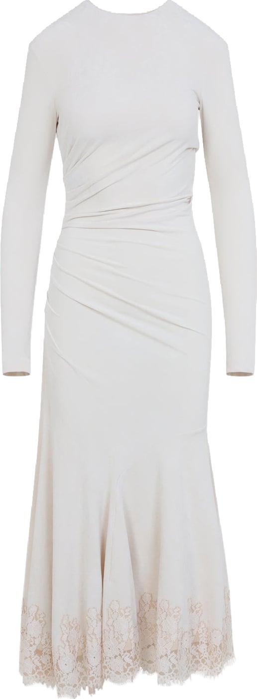 Alberta Ferretti Velvet Midi Dress