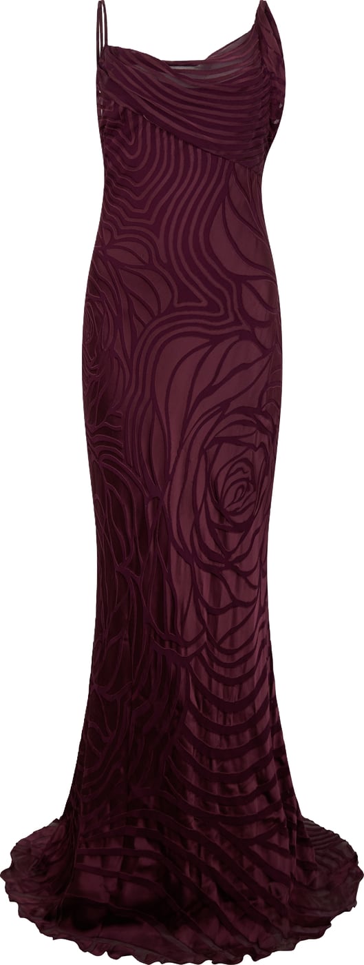 Long dress with thin straps