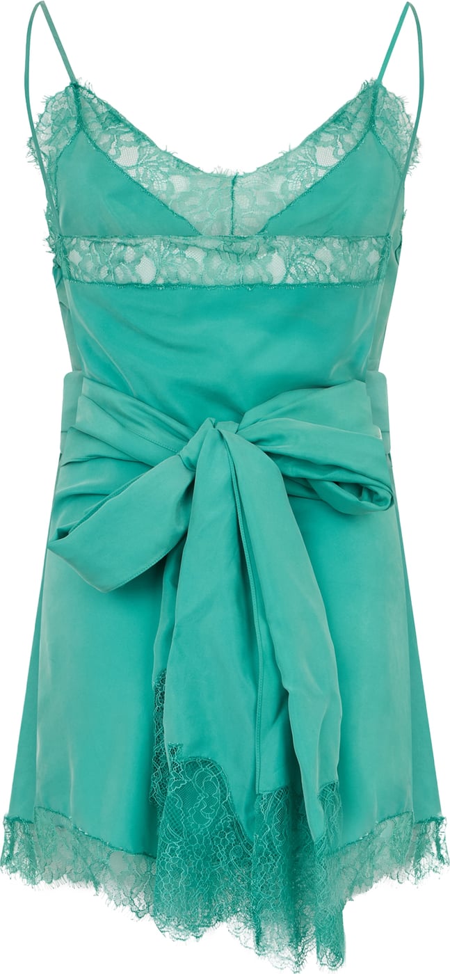 Dress with thin straps