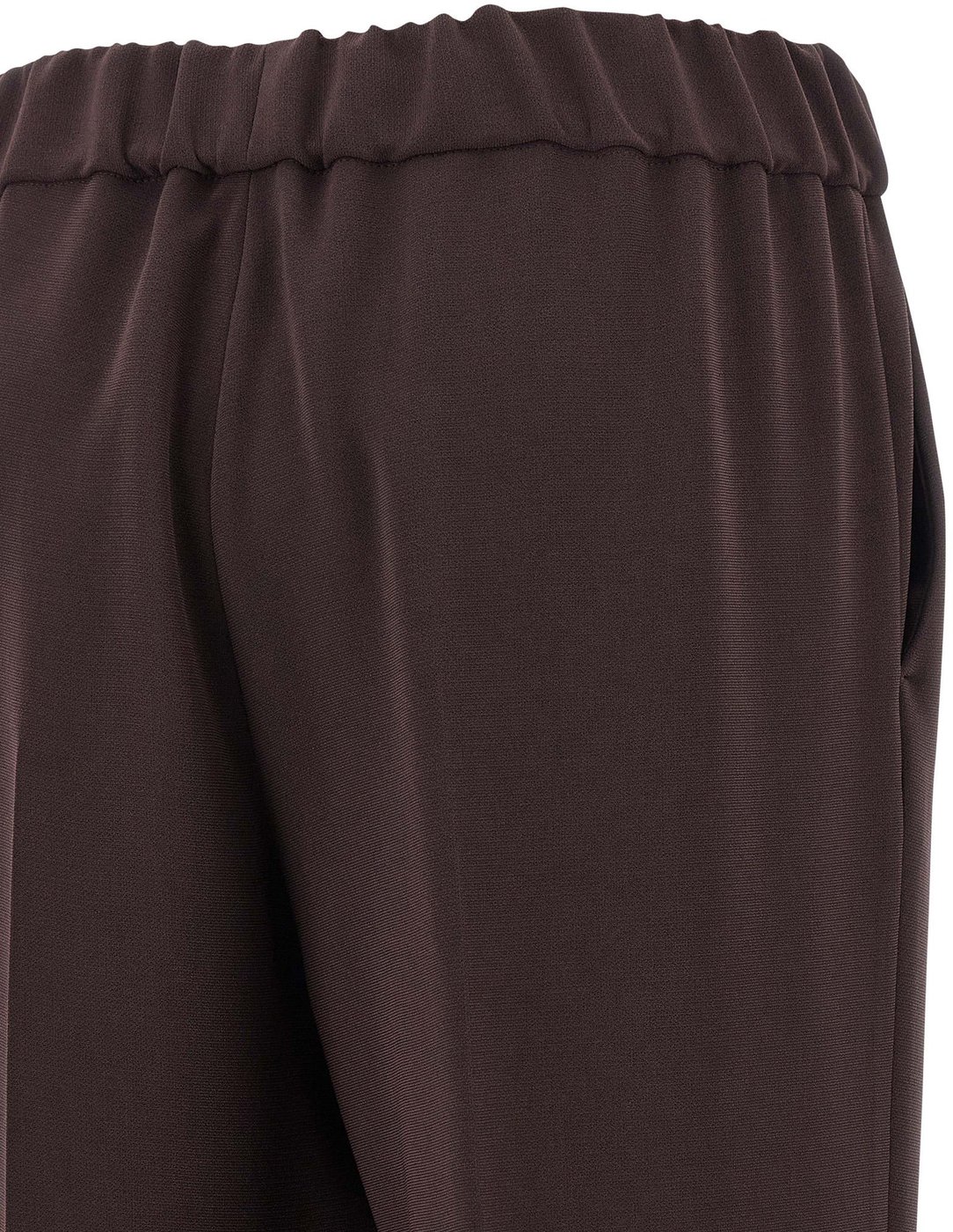 Alberto Biani Brown Triacetate Casual Pants