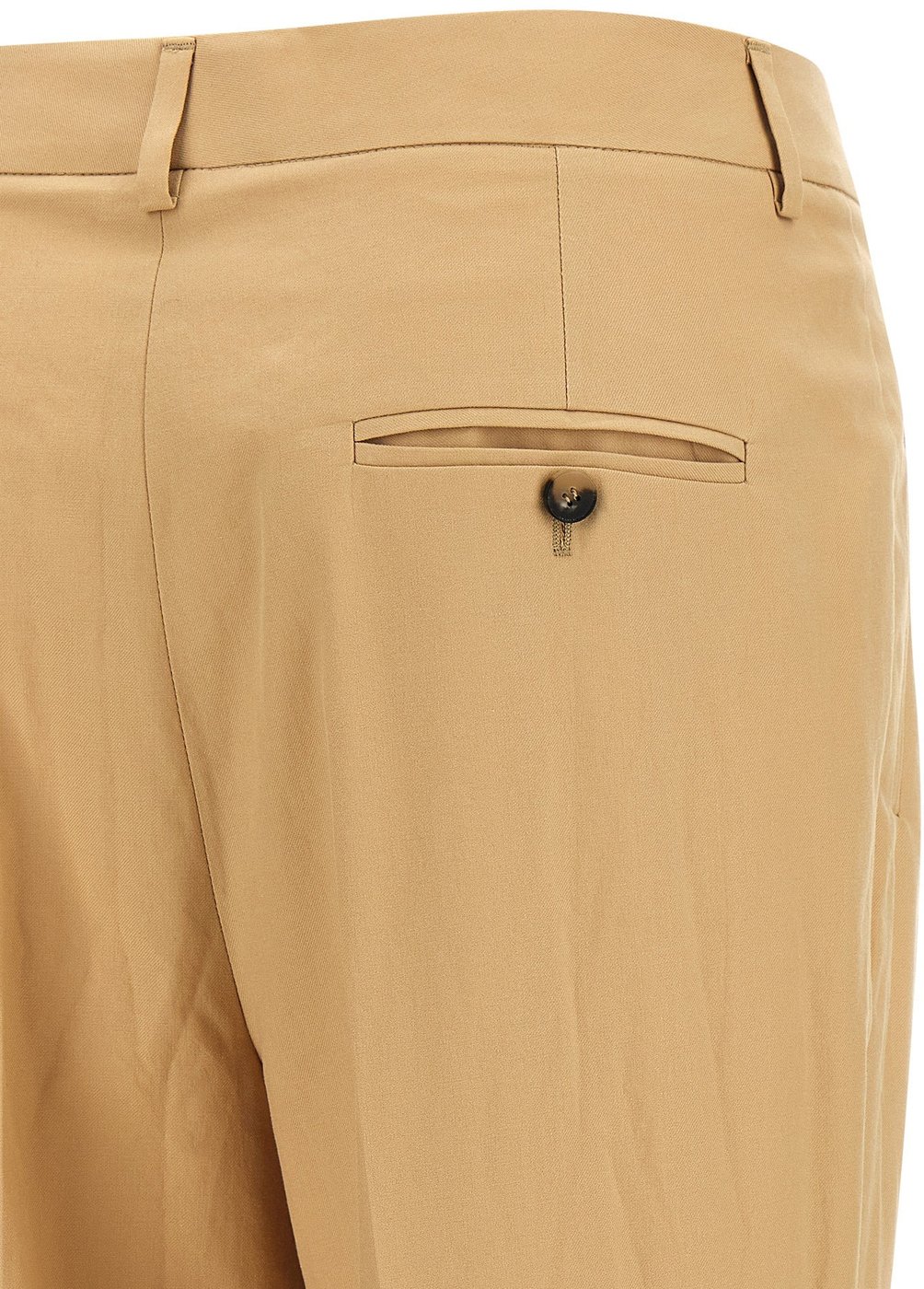 Alberto Biani Beige Cotton Casual Pants