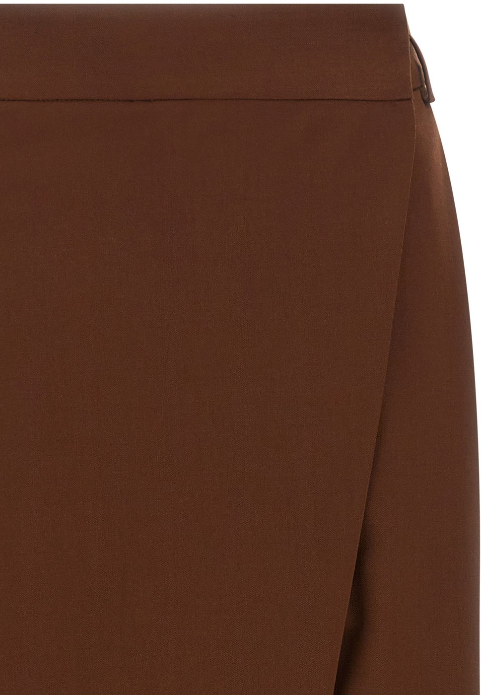 Alberto Biani Brown Wool Cropped Pants