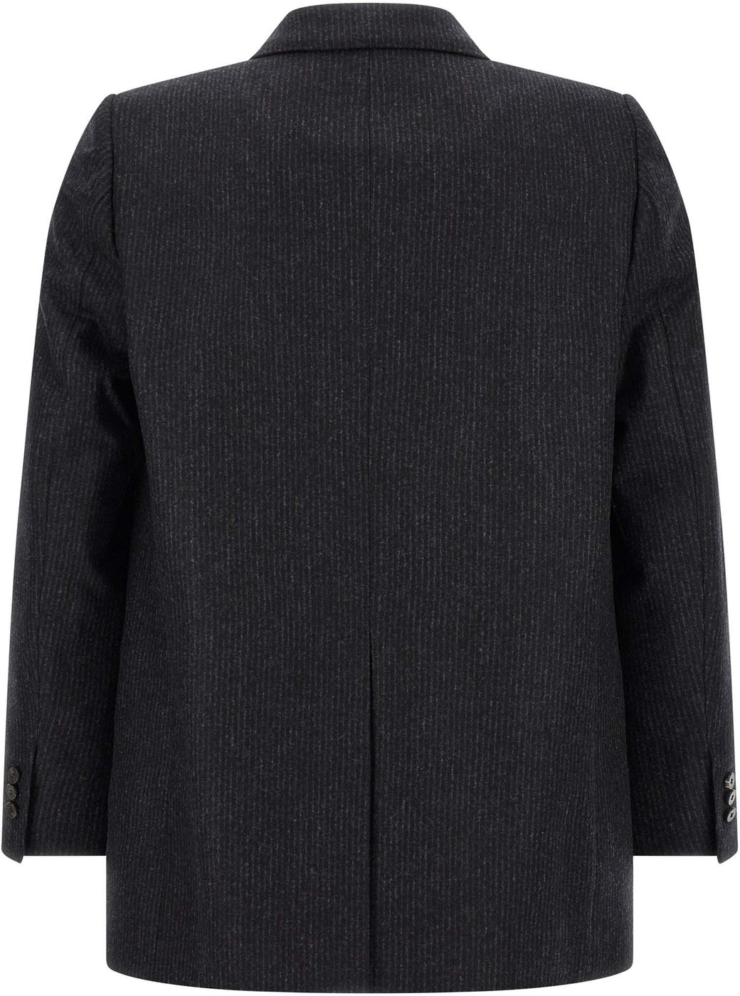 Alberto Biani Gray Wool Blazer