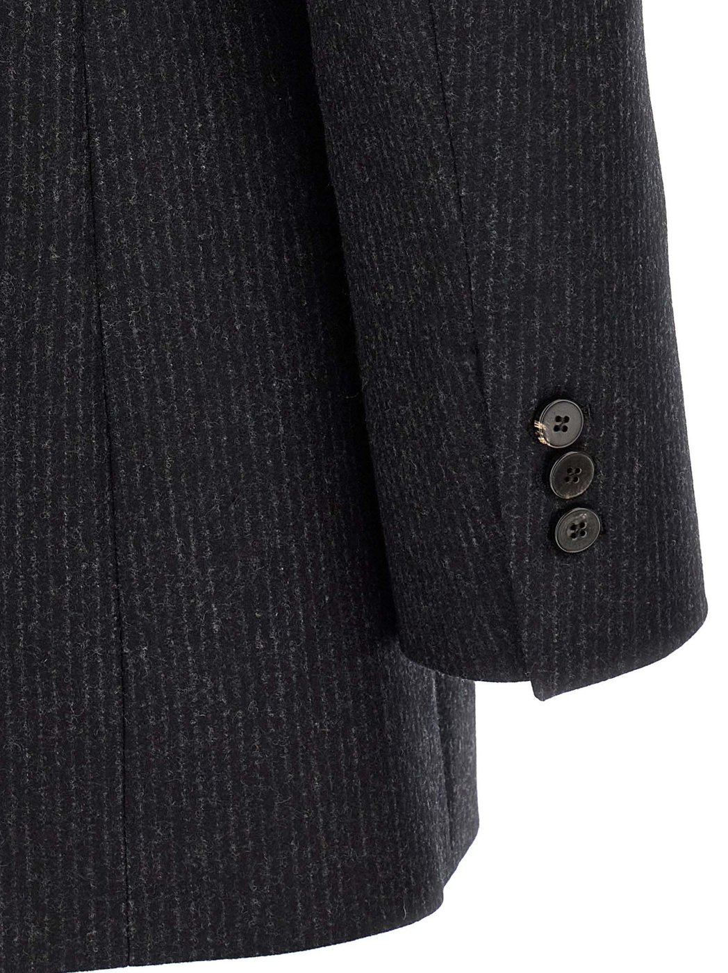 Alberto Biani Gray Wool Blazer