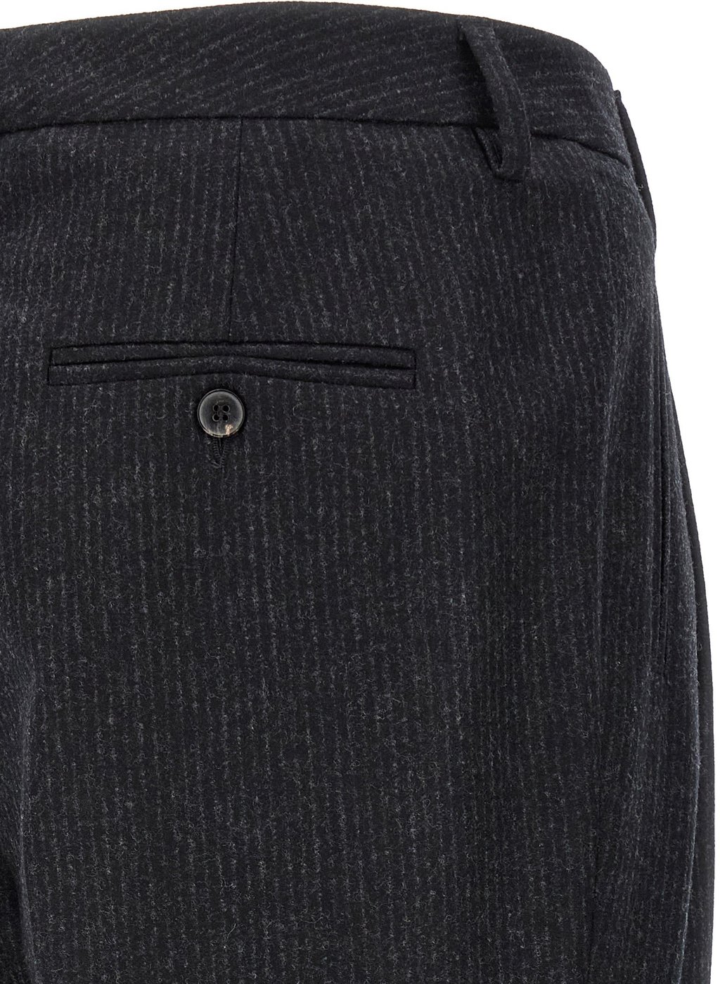 Alberto Biani Gray Wool Casual Pants