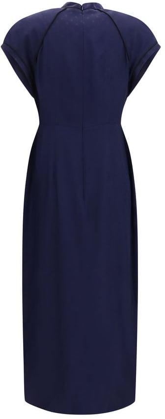 Alessandra Rich Blue Silk Casual Dress
