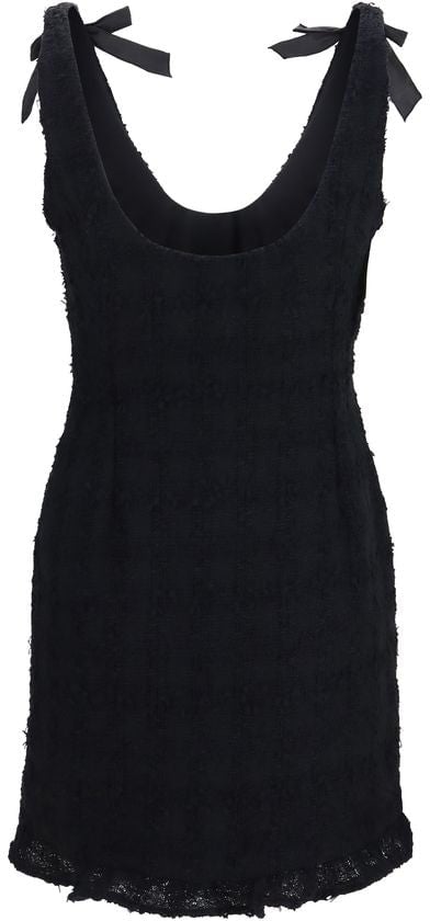 Alessandra Rich Black Cotton Casual Dress