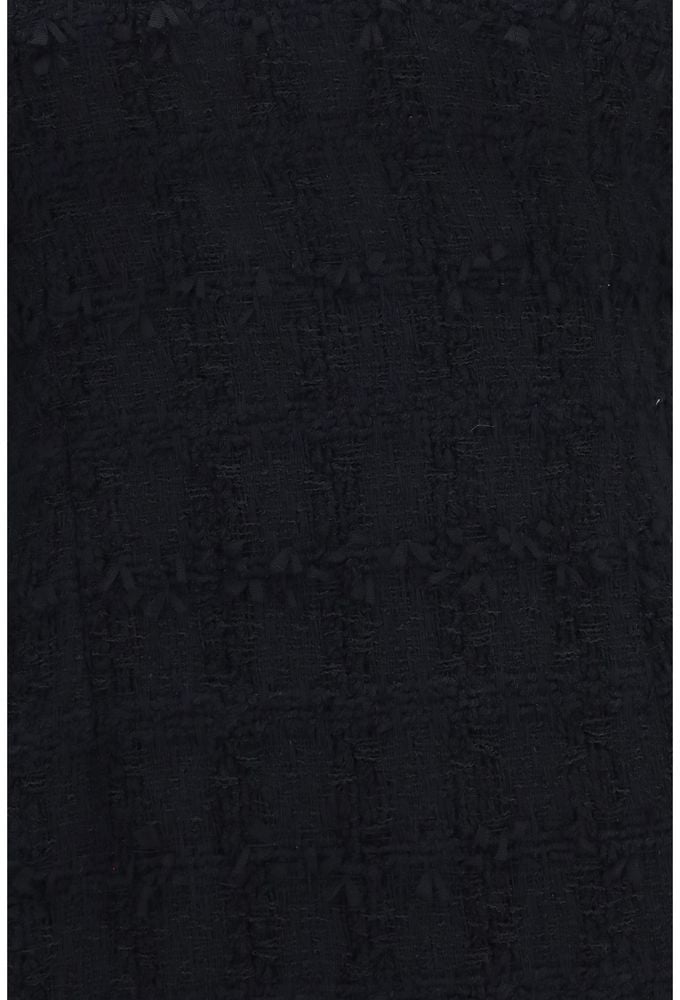 Alessandra Rich Black Cotton Casual Dress