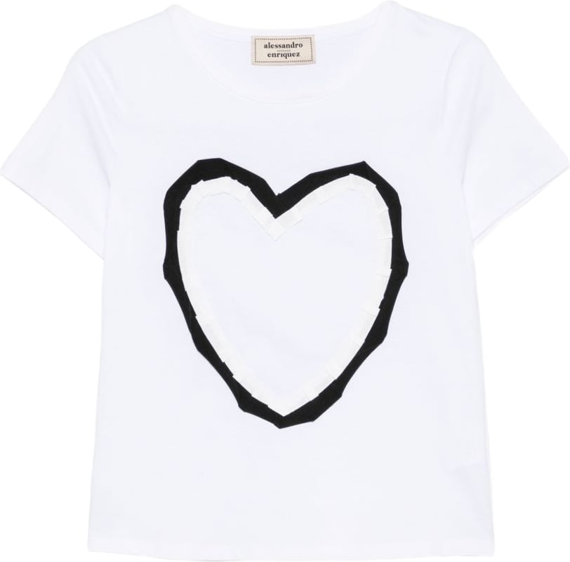 Alessandro Enriquez Printed cotton t-shirt