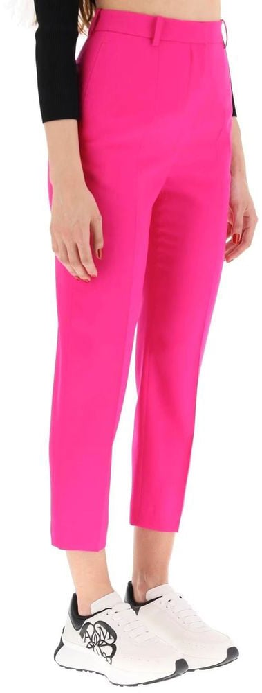 Alexander McQueen Multicolor Wool Casual Pants