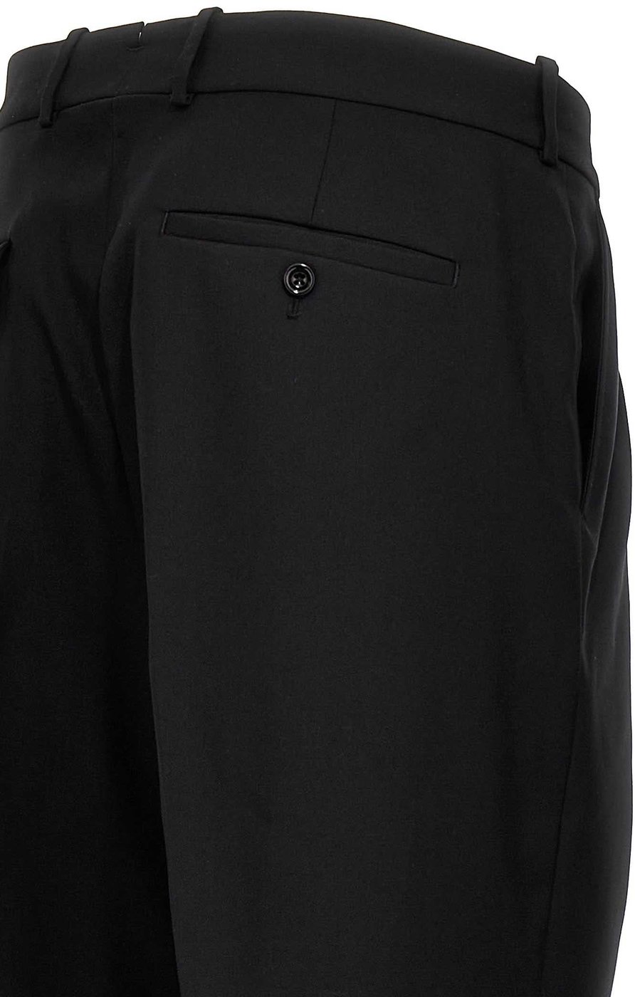 Alexander McQueen Black Wool Dress Pants