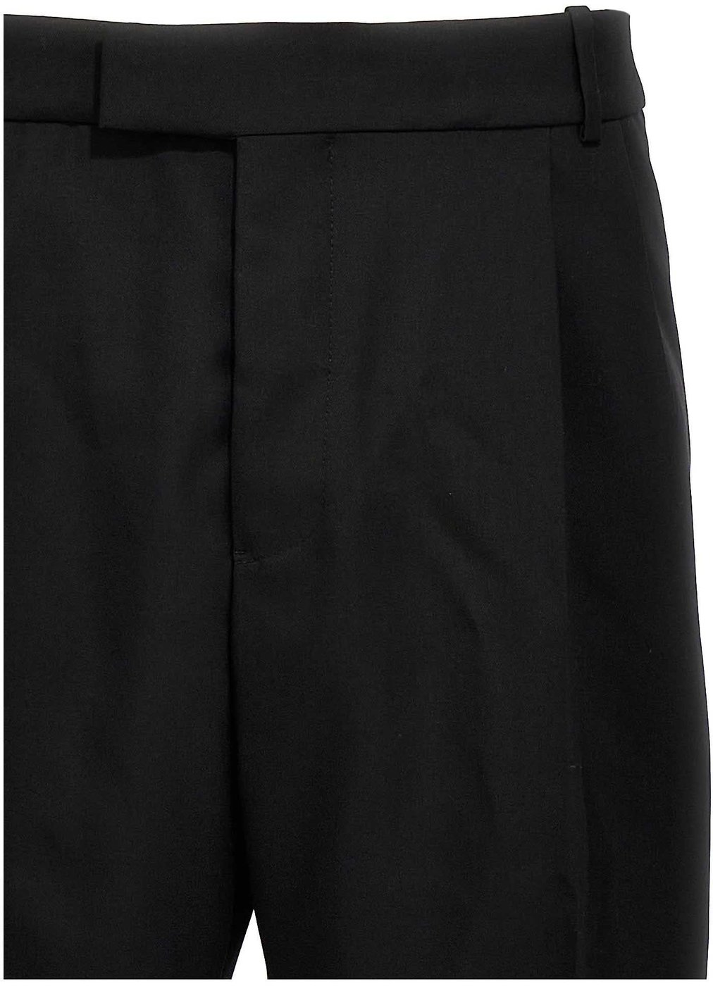 Alexander McQueen Black Wool Dress Pants