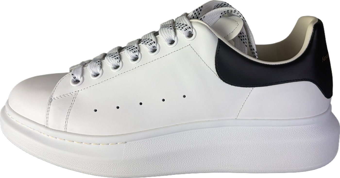 Alexander McQueen Oversized Sneaker 'White Black' 2025 (W)