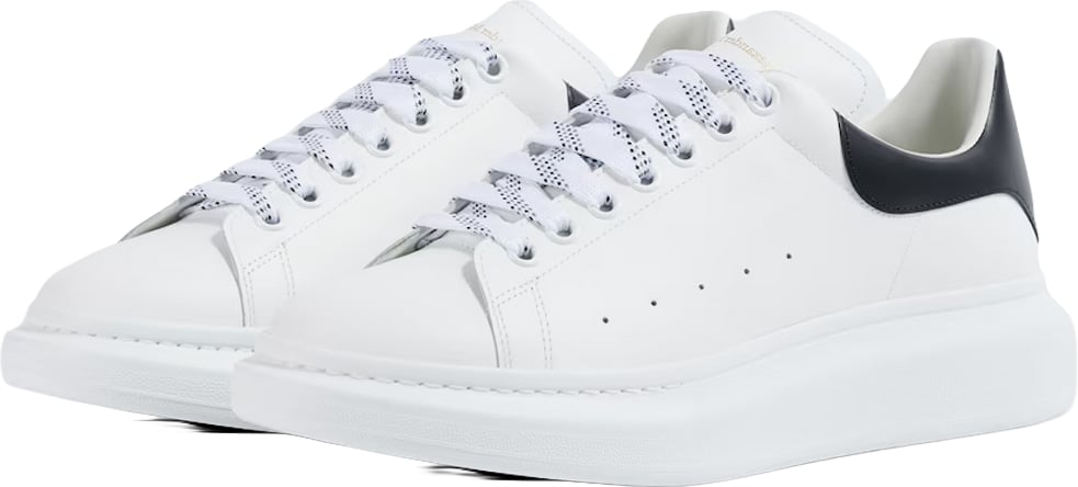 Alexander McQueen Oversized Sneaker 'White Black' 2025 (W)