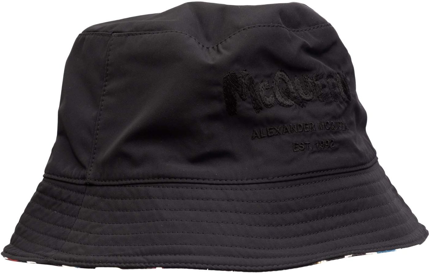 Alexander McQueen Women Polyamide Reversible Bucket Hat