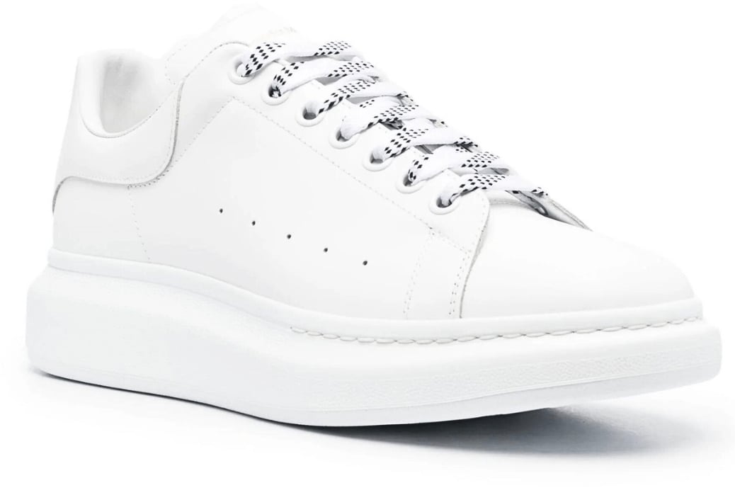 Alexander McQueen Men's Oversized Sneakers Full White