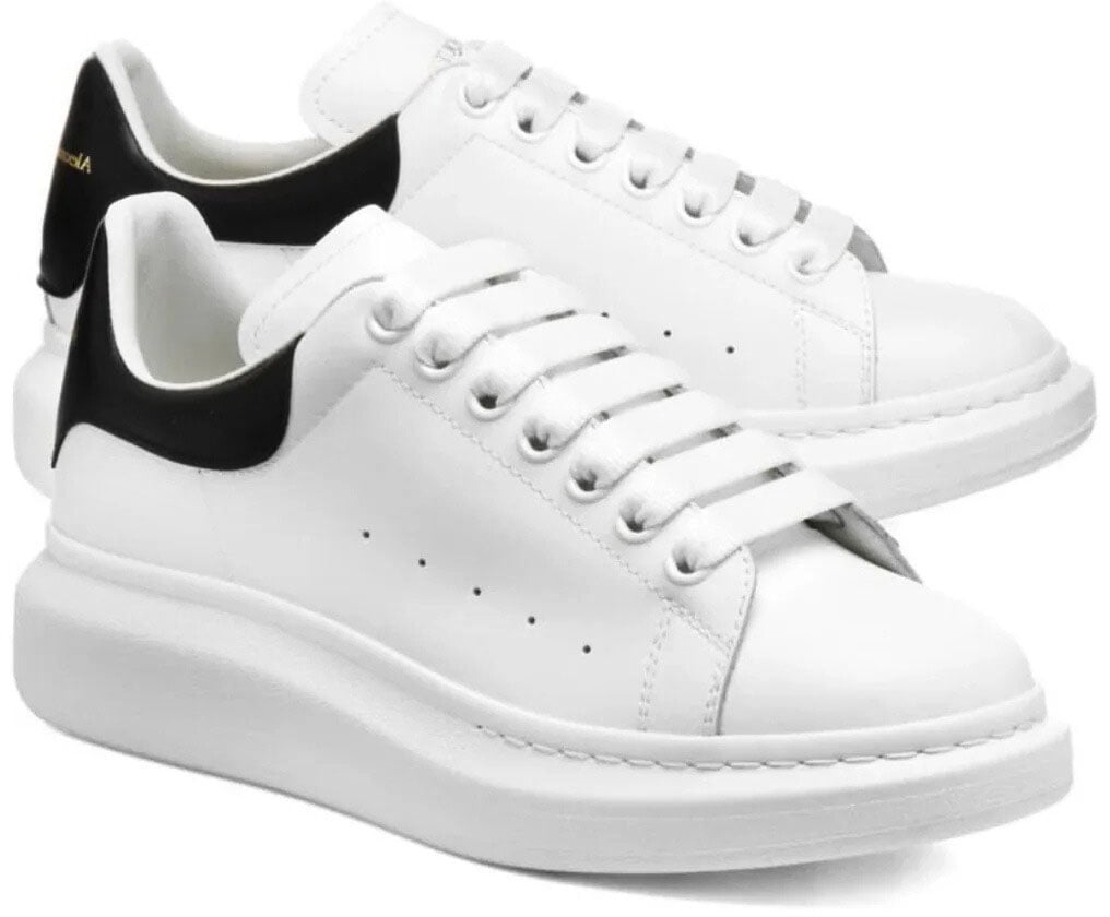 Alexander McQueen Men's Oversized Sneakers White Black
