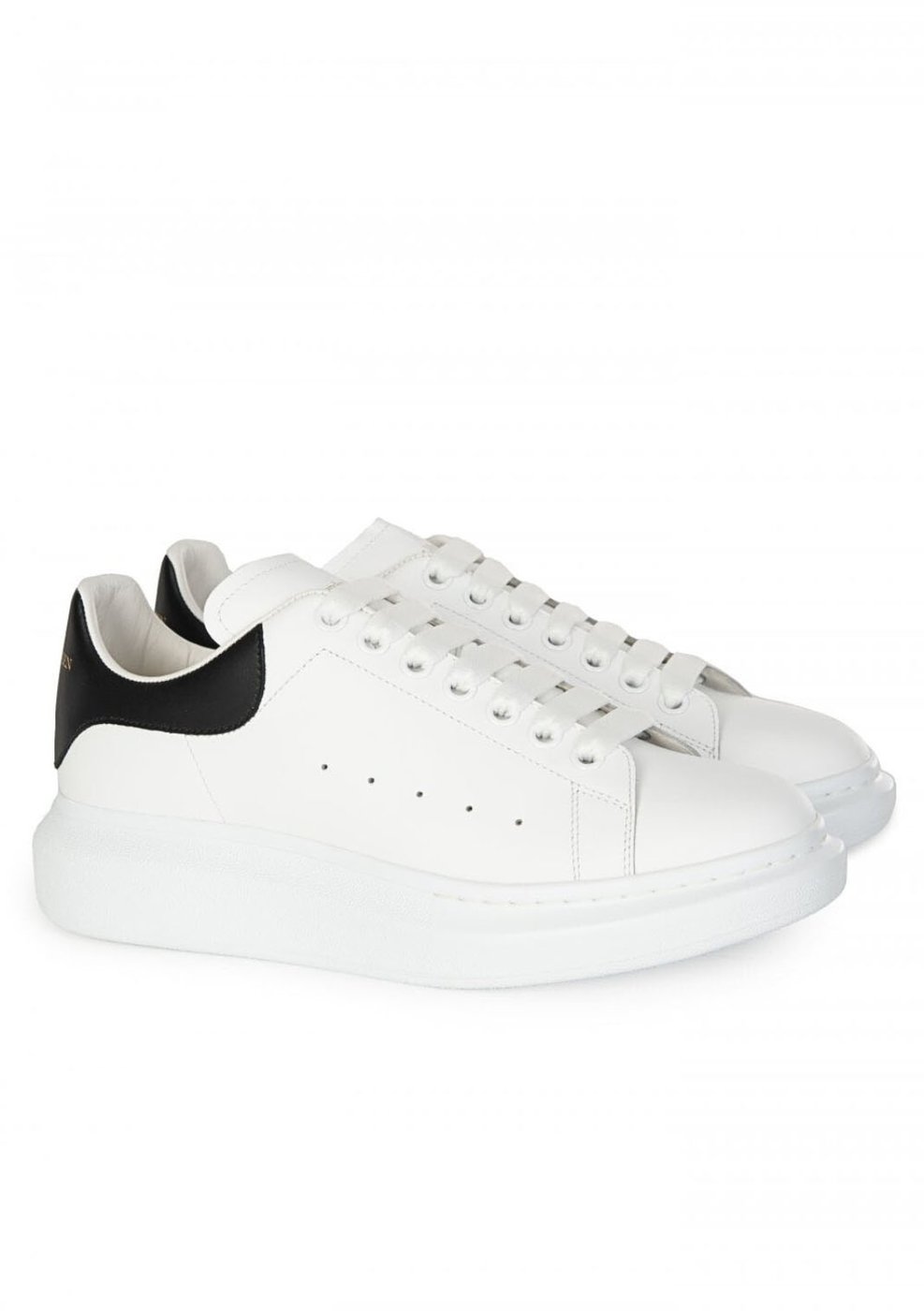 Alexander McQueen Men's Oversized Sneakers White Black