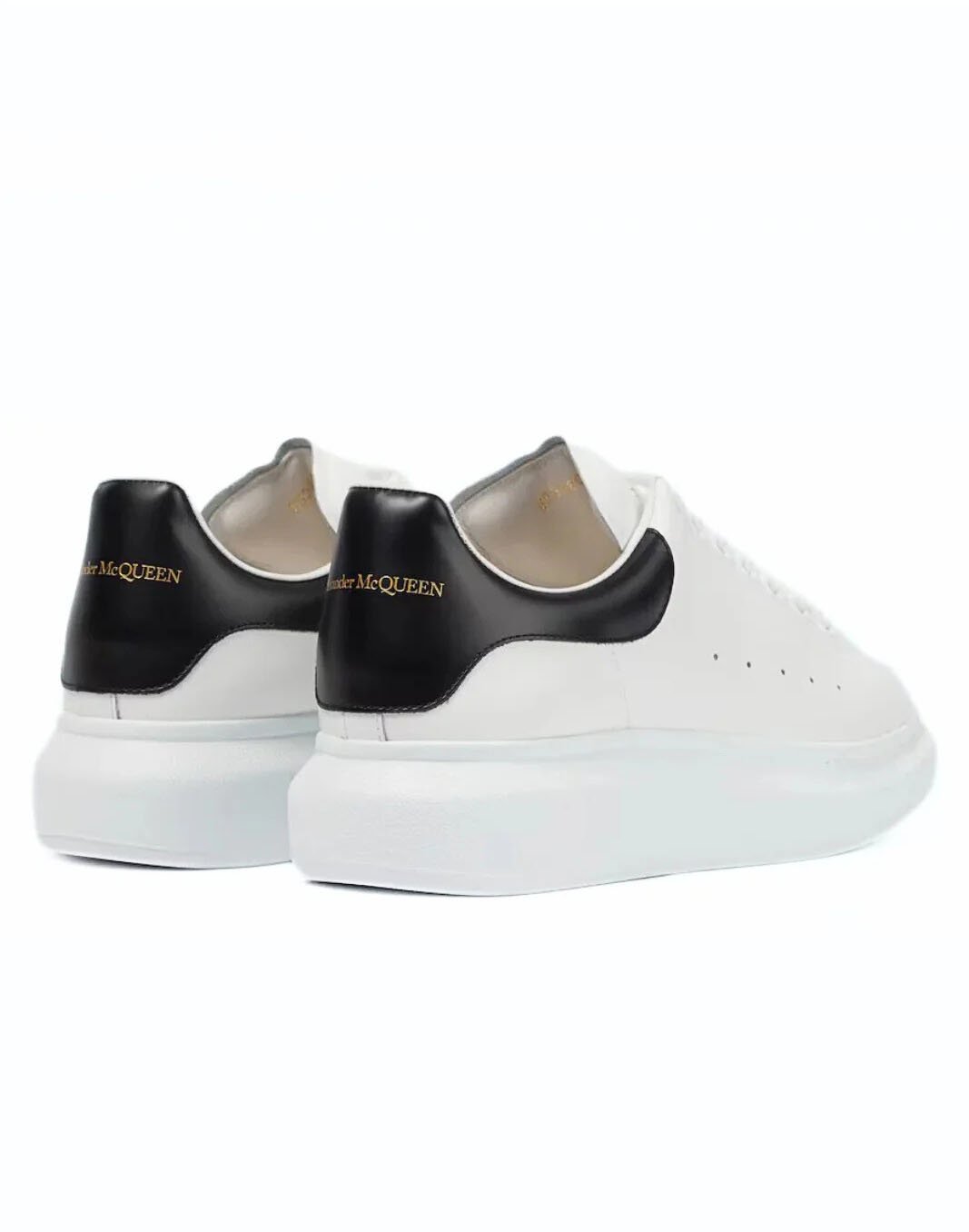 Alexander McQueen Men's Oversized Sneakers White Black