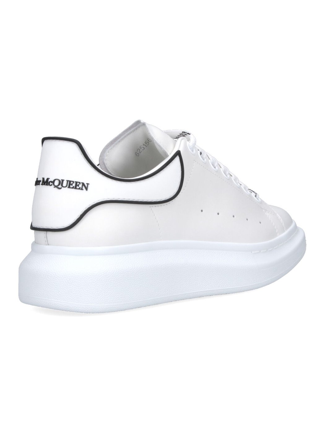 Chunky Sole Sneakers with Smooth White Upper