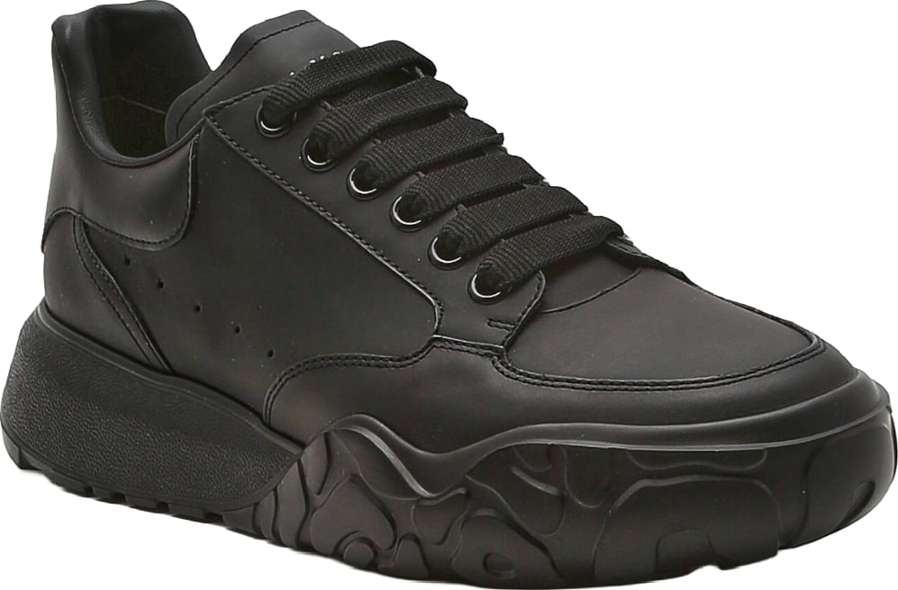 Alexander McQueen Court Exaggerated Sole Women's Sneakers Black
