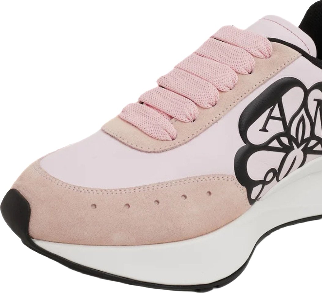 Alexander McQueen Women's Sprint Runner Sneakers Pink