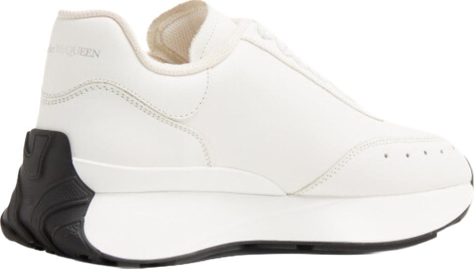 Alexander McQueen Women's Sprint Runner Sneakers White Black