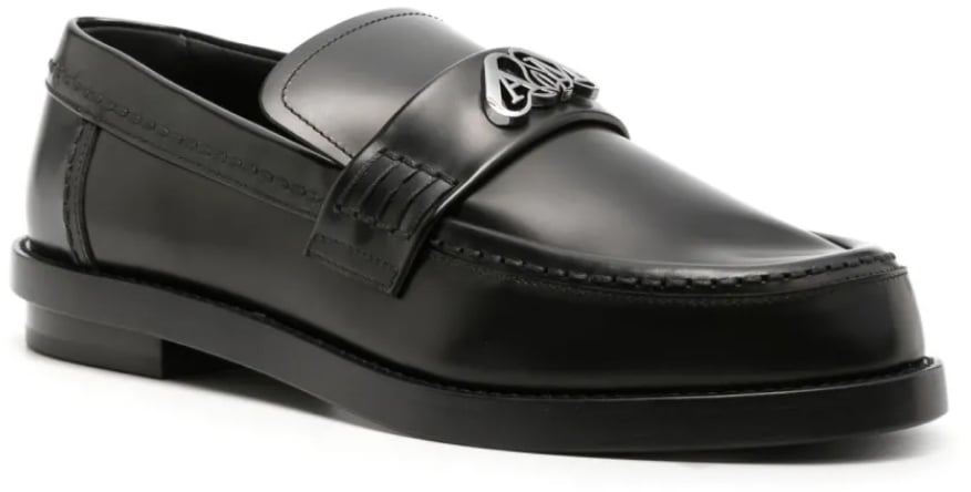 Seal Logo Plaque Loafers