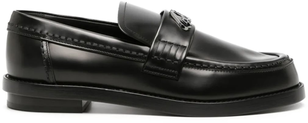 Seal Logo Plaque Loafers