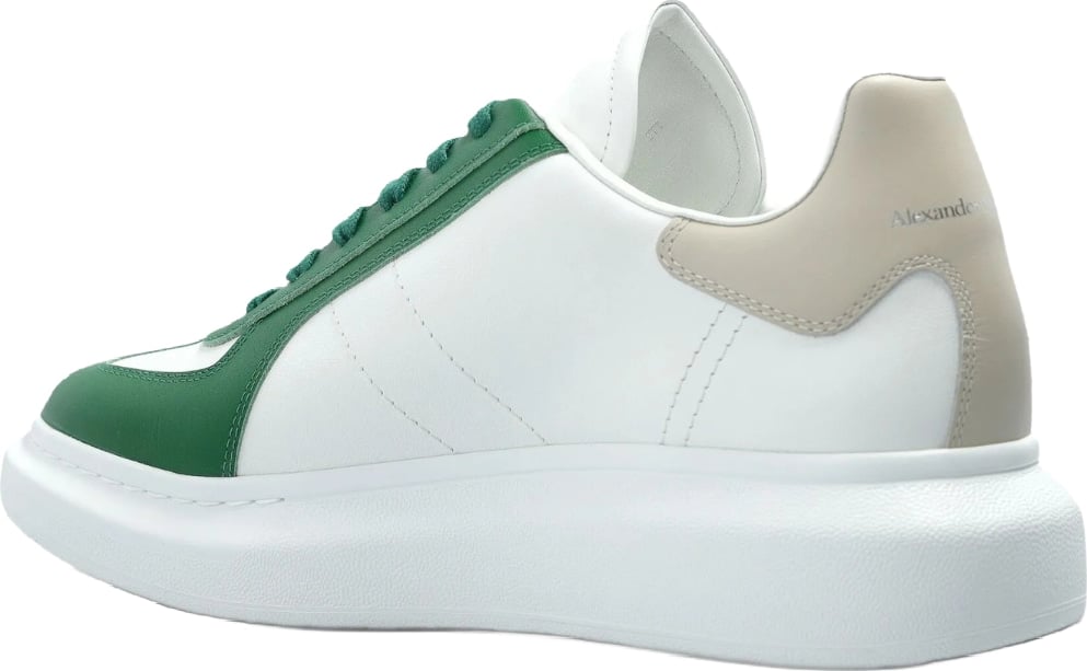 Alexander McQueen Men's Oversized Sneakers White Green