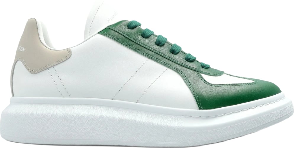 Alexander McQueen Men's Oversized Sneakers White Green